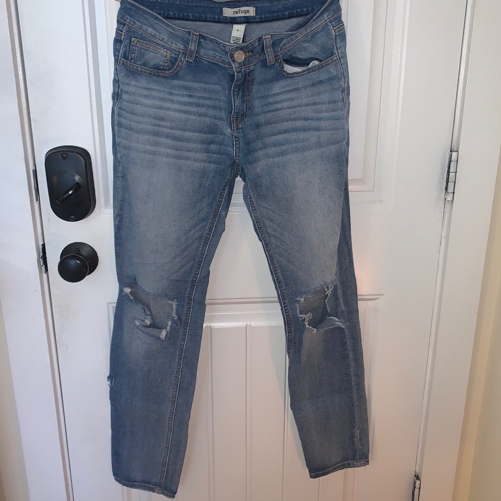 Charlotte Russe low rise mom jeans